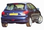 PARE CHOC ARRIERE PEUGEOT 206 CPN DESIGN (1998/2009)