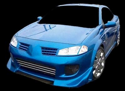 PARE CHOC AVANT RENAULT MEGANE II PHASE 1 "MEGALINE" CPN DESIGN (2002/2005)