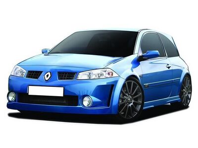 PARE CHOC AVANT RENAULT MEGANE II PHASE 1 "VEGA" LOOK RS CPN (2002/2005)