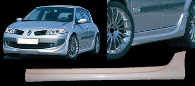 JEU DE BAS DE CAISSE RENAULT MEGANE II 3 OU 5 PORTES " SPEEDLINE" CPN DESIGN (2002/2008)