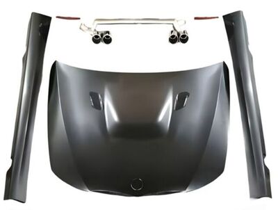 KIT CARROSSERIE COMPLET BMW E90 PHASE 1 LOOK M4 VERSION 4 (2005/08-2008)