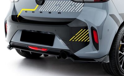 LAME DE PARE CHOC ARRIERE OPEL CORSA F STANDARD PHASE 2 "DTM LOOK" (08-2023+)