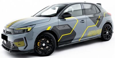 LAME DE PARE CHOC AVANT OPEL CORSA F STANDARD PHASE 2 MX (08--2023+)