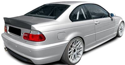 BECQUET DE COFFRE LOOK CSL BMW E46 COUPE/CABRIOLET CARBONE LOOK FINISH (1999/2006)
