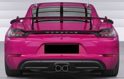 AILERON DE COFFRE A COL DE CYGNE PORSCHE CAYMAN 718 "CS STYLE" (2016/2025)