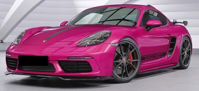 AILERON DE COFFRE A COL DE CYGNE PORSCHE CAYMAN 718 "CS STYLE" (2016/2025)
