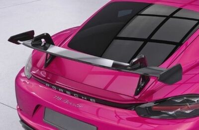 AILERON DE COFFRE A COL DE CYGNE PORSCHE CAYMAN 718 "CS STYLE" (2016/2025)
