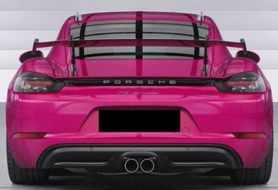 AILERON DE COFFRE A COL DE CYGNE PORSCHE CAYMAN 718 "CS STYLE" (2016/2025)