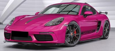 AILERON DE COFFRE A COL DE CYGNE PORSCHE CAYMAN 718 "CS STYLE" (2016/2025)