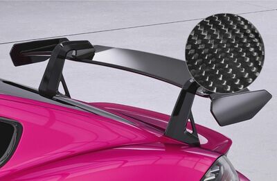 AILERON DE COFFRE A COL DE CYGNE PORSCHE CAYMAN 718 "CS STYLE" (2016/2025)