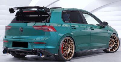 AILERON DE TOIT A COL DE SIGNE VW GOLF VIII GTI / GTD OU R CS STYLE (2011/2019)