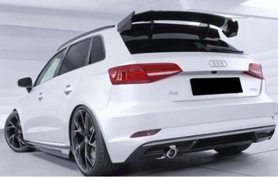AILERON DE TOIT A COL DE SIGNE AUDI A3 8V SPORTBACK STANDARD CS STYLE (2012/2020)