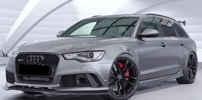 AILERON DE TOIT A COL DE SIGNE AUDI RS6 AVANT 4G/C7 CS STYLE (2013/2018)