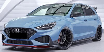 AILERON DE TOIT A COL DE SIGNE HYUNDAI I30 III HATCHBACK TYPE N / N PERFORMANCE CS STYLE (2011/2019)