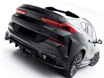 LAME DE PARE CHOC ARRIERE BMW X6 G06 PACK M PHASE 2 LCI  "DTM LOOK"  VERSION 2 (2023+)