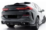 LAME DE PARE CHOC ARRIERE BMW X6 G06 PACK M PHASE 2 LCI  "DTM LOOK"  VERSION 2 (2023+)