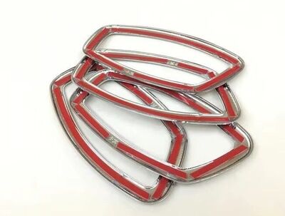 ENJOLIVEURS DE POIGNEES DE PORTES INTERIEURES (AVANT+ARRIERE)  RENAULT CLIO IV (2012/2019)