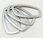 ENJOLIVEURS DE POIGNEES DE PORTES INTERIEURES (AVANT+ARRIERE)  RENAULT CLIO IV (2012/2019)