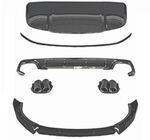 KIT CARROSSERIE BMW X1 U11 PHASE 1 PACK M LOOK MP PIANO BLACK FINISH (2022+)