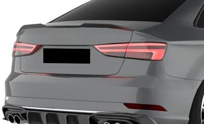 BECQUET DE COFFRE AUDI A3 8V BERLINE PIANO BLACK M STYLE GCP (2013/2020)