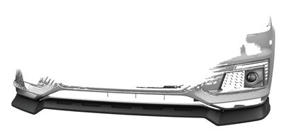 LAME DE PARE CHOC AVANT AUDI Q7 4M STANDARD PHASE 1 CS STYLE "CUP" (2015/07-2019)