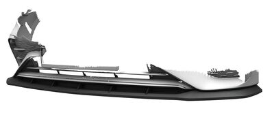 LAME DE PARE CHOC AVANT MERCEDES CLASSE A W177 AMG LINE OU A35 AMG PHASE 2 CS STYLE (2023+)