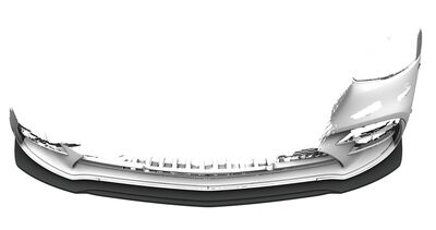 LAME DE PARE CHOC AVANT MERCEDES CLASSE S W223 AMG LINE PHASE 1 CS STYLE (2021+)