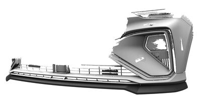 LAME DE PARE CHOC AVANT MG MARVEL R PHASE 1 "CUP" CS STYLE (2021+)