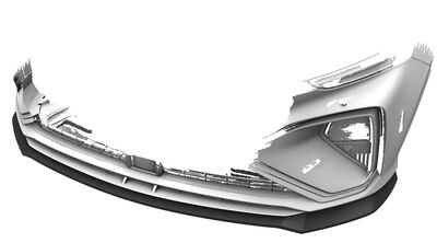 LAME DE PARE CHOC AVANT MG MARVEL R PHASE 1 "CUP" CS STYLE (2021+)