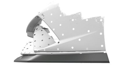 LAME DE PARE CHOC AVANT LAMBORGHINI HURACAN PERFORMANTE "CUP" CS STYLE (2017/2019)