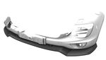 LAME DE PARE CHOC AVANT PORSCHE CAYENNE 958 STANDARD PHASE 2 CS STYLE "CUP" (2014/2018)