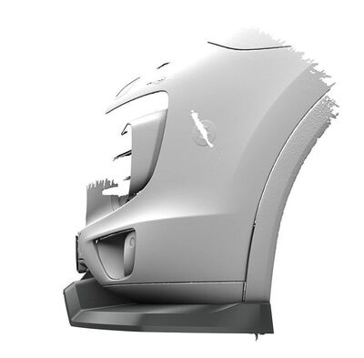 LAME DE PARE CHOC AVANT PORSCHE CAYENNE 958 STANDARD PHASE 2 CS STYLE "CUP" (2014/2018)