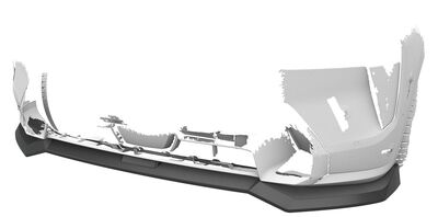 LAME DE PARE CHOC AVANT BMW X7 G07 PACK M / M50d, M50i, M60i LCI PHASE 2 "CUP" CS STYLE (2022+)