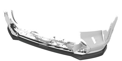 LAME DE PARE CHOC AVANT BMW X7 G07 PACK M / M50d, M50i, M60i LCI PHASE 2 "CUP" CS STYLE (2022+)