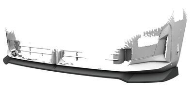 LAME DE PARE CHOC AVANT BMW X3 G45 M50, M Sportpaket, M Sportpaket Pro "CUP" CS STYLE (2024+)