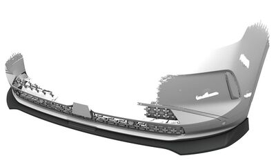 LAME DE PARE CHOC AVANT OPEL GRANDLAND PHASE 2 "CUP" CS STYLE (06-2021/2024) OPEL GRANDLAND PHASE 3 "CUP" CS STYLE (2024+)