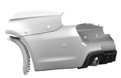 DIFFUSEUR DE PARE CHOC ARRIÈRE BMW SERIE 3 E90/E91 PACK M PHASE 1 CS STYLE LOOK 335I (2005/2008)