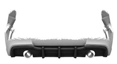 DIFFUSEUR DE PARE CHOC ARRIÈRE BMW SERIE 3 E90/E91 PACK M PHASE 1 CS STYLE LOOK 335I (2005/2008)