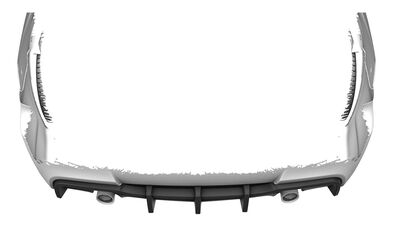 DIFFUSEUR DE PARE CHOC ARRIÈRE BMW SERIE 3 E90/E91 PACK M PHASE 1 CS STYLE LOOK 335I (2005/2008)