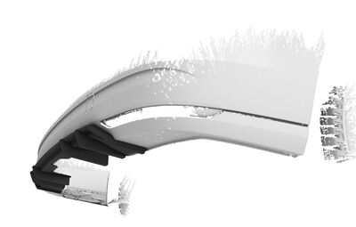 DIFFUSEUR ARRIERE (RAJOUT CENTRAL) VW T7 PHASE 1 CS STYLE (2021+)