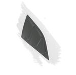 PRISES D'AIR DE VITRES ARRIERES TYPE "LOUVERS"  DODGE CHALLENGER"CUP" CS STYLE (2008/2022)