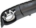 DIFFUSEUR DE PARE CHOC ARRIERE EN ABS AVEC EMBOUTS D'ECHAPPEMENT LOOK RS4 POUR AUDI A4 B8/8K BERLINE PHASE 1 (Sauf Sline).DUAL LOOK RS4 (07-2007/10-2011)