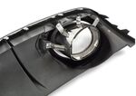 DIFFUSEUR DE PARE CHOC ARRIERE EN ABS AVEC EMBOUTS D'ECHAPPEMENT LOOK RS4 POUR AUDI A4 B8/8K2 FACELIFT BERLINE OU AVANT (Sauf Sline).DUAL TYPE RS4 (2011/2015)