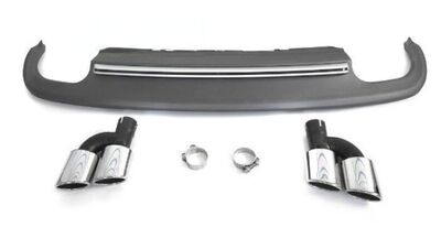 DIFFUSEUR DE PARE CHOC ARRIERE POUR AUDI A5 COUPE OU SPORTBACK PHASE 2 ( SAUF S LINE S5 ET RS5 ) QUAD LOOK S5 (08-2011/02-2015)