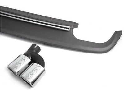 DIFFUSEUR DE PARE CHOC ARRIERE POUR AUDI A5 COUPE OU SPORTBACK PHASE 2 ( SAUF S LINE S5 ET RS5 ) QUAD LOOK S5 (08-2011/02-2015)