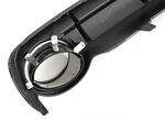 DIFFUSEUR DE PARE CHOC ARRIERE EN PU-RIM LOOK RS6 AVEC EMBOUTS OVALES POUR AUDI A6 4G STANDARD PHASE 1 (2011/09-2014) OU A6 4G STANDARD/SLINE/S6 PHASE 2 (10-2014/2019)