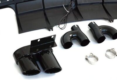 DIFFUSEUR DE PARE CHOC ARRIERE LOOK DTM "STOP LIGHTS" AUDI A5 B9 S LINE / S5 PHASE 2 (2019/2023)