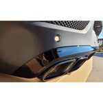 DIFFUSEUR ARRIÈRE + EMBOUTS RECTANGULAIRES MERCEDES GLE C167 AMG LINE (COUPE) LOOK GLE 63 AMG (05-2019+)