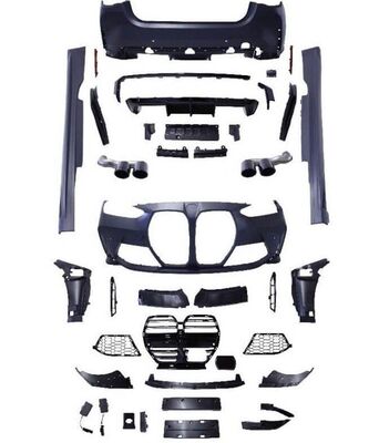 KIT CARROSSERIE BMW SERIE 4 G22/G23 PHASE 1 LOOK M4 (2019/2024)