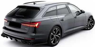 DIFFUSEUR DE PARE CHOC ARRIERE AUDI A6 4K C8 + EMBOUTS D'ECHAPPEMENT FACTICES (2018/2025)